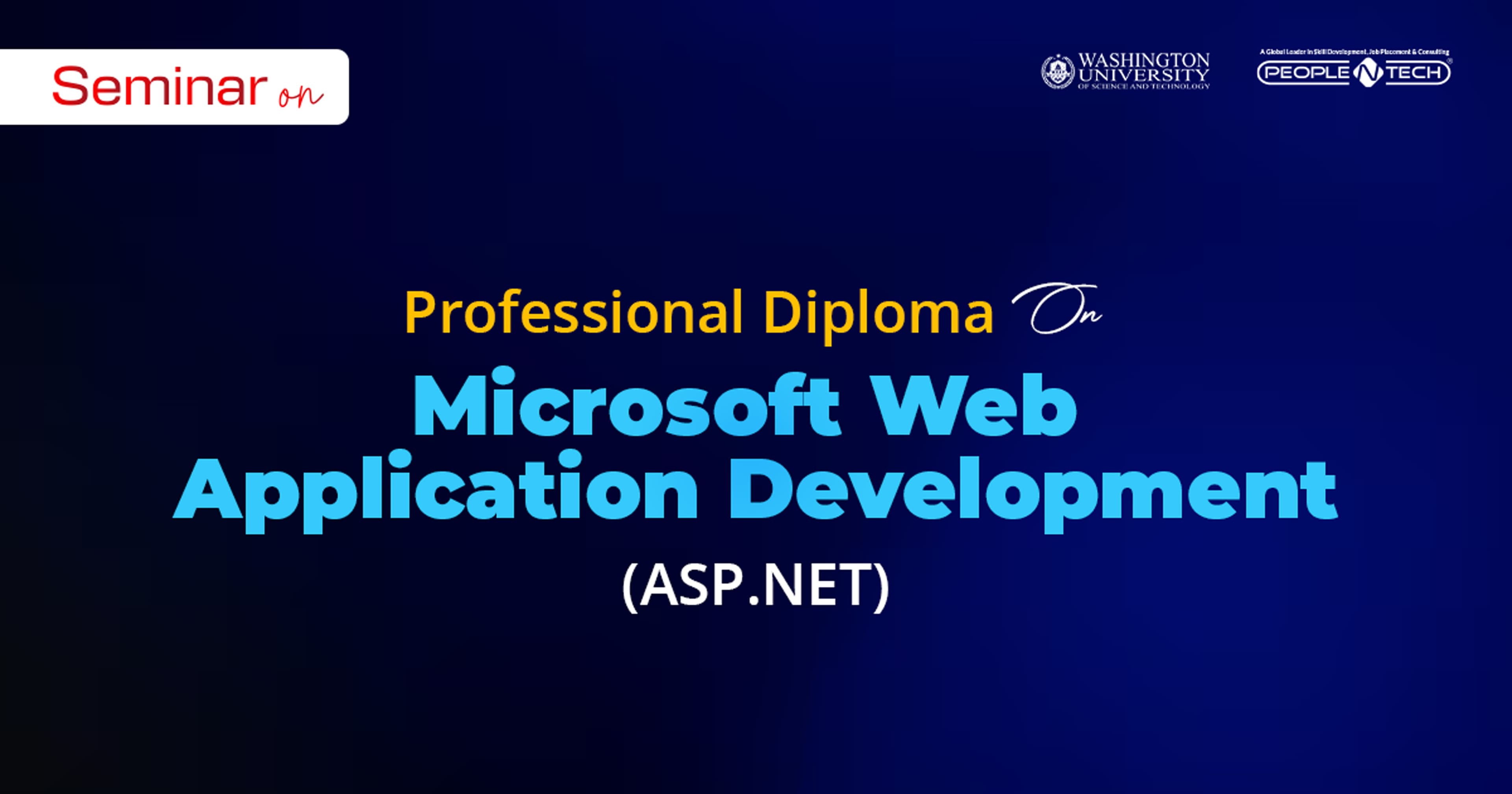 Demo Class on Professional Diploma in Microsoft Web Application Development